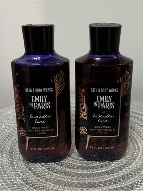 BBW Emily In Paris Body Wash Set of 2 NWT